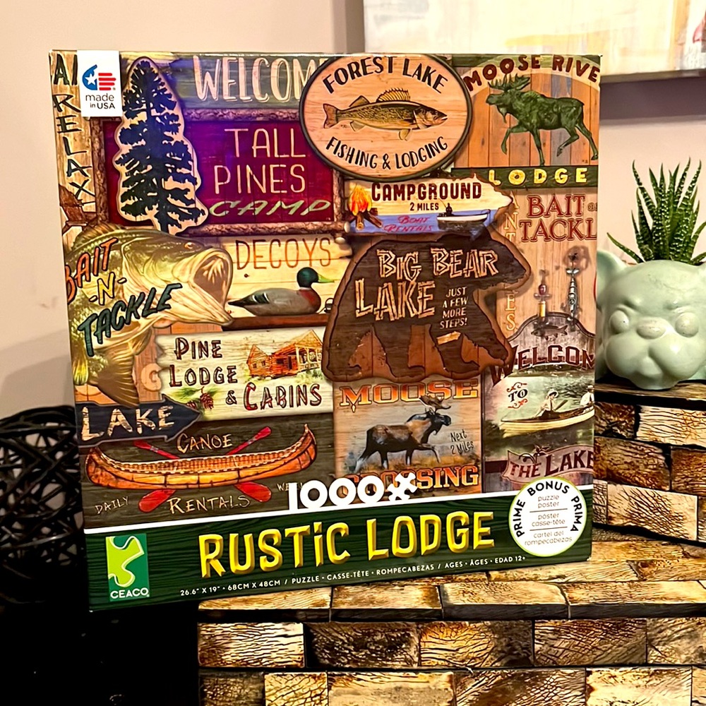 Brown and Green Wilderness Puzzle Game